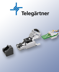 Minimum space requirement: The MFP8-SL RJ45 connector from Telegärtner