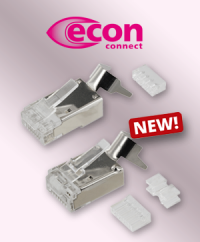 New in the range: Cat.6a and Cat.8 connectors from econ connect
