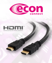 Professional quality: The HDMI cable series from econ connect
