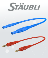 For precise measuring tasks: Highly flexible test leads from Stäubli