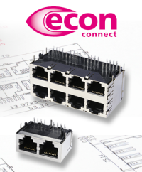 The much better connection: Multiport RJ45 jacks from econ connect