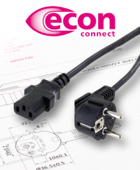 Under voltage: The power cables from econ connect