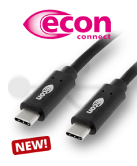 Transfer rates of up to 20 Gbps - The new USB 3.2 cables from econ connect